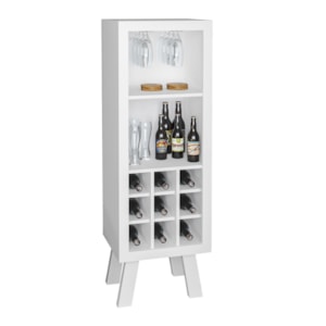 Adega Para 09 Garrafas AD5000 Branco Tecno Mobili Adega Para 09 Garrafas AD5000 Branco Tecno Mobili