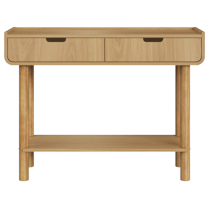 Aparador 2 Gavetas 100 cm Pes Madeira Maciça 28104 Hanover Artesano