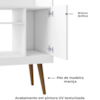 Aparador Bar Cafe 1 Porta Cafe 71 cm Branco BECHARA