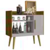 Aparador Bar Cafe 1 Porta Cafe 71 cm Cinamomo Off White BECHARA