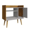 Aparador Bar Cafe 1 Porta Cafe 71 cm Cinamomo Off White BECHARA