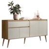 Aparador Buffet 160 cm 4 Portas RA2550 Nature Off White PLLA