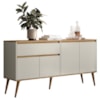 Aparador Buffet 160 cm 4 Portas RA2550 Off White Nature PLLA