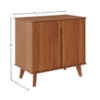 Aparador Buffet 2 Portas MDF 85 cm 22139 Cinamomo MOLCI