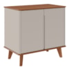 Aparador Buffet 2 Portas MDF 85 cm 22139 Cinamomo Off White MOLCI