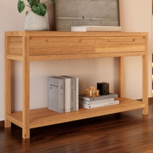 Aparador Madeira Macica Taeda 130 cm 1551N Rustico Claro Festra