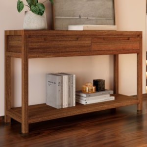 Aparador Madeira Macica Taeda 130 cm 1551N Rustico Escuro Festra