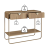 Aparador Organico 2 Gavetas 100 cm 28066 Hanover Dourado Artesano