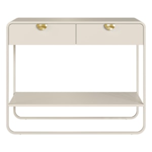 Aparador Organico 2 Gavetas 100 cm 28066 Off White Artesano