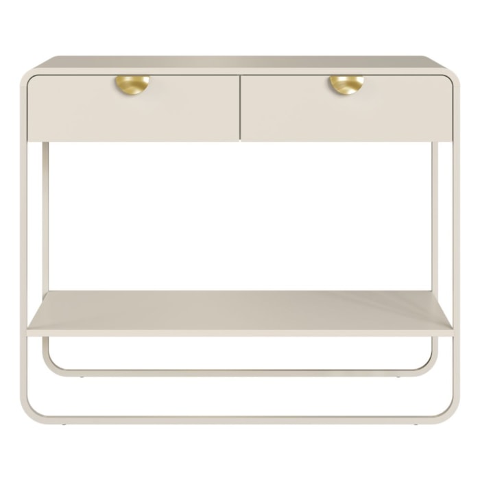 Aparador Organico 2 Gavetas 100 cm 28066 Off White Artesano