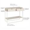 Aparador Organico 2 Gavetas 100 cm 28066 Off White Artesano