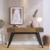 Aparador Para Sala 1 Gaveta 136 cm Riviera Noce Milano Colibri