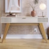 Aparador Para Sala 1 Gaveta 136 cm Riviera Off White Colibri