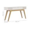 Aparador Para Sala 1 Gaveta 136 cm Riviera Off White Colibri
