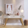 Aparador Para Sala 1 Gaveta 136 cm Riviera Off White Colibri