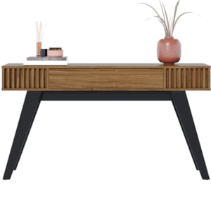 Aparador Para Sala 136 cm Com Gaveta RIV1525 Noce Milano CLB Aparador Para Sala 136 cm Com Gaveta RIV1525 Noce Milano CLB