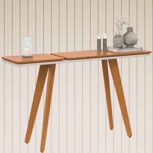 Aparador Para Sala Ibiza 139 cm Off White Nature Tebar