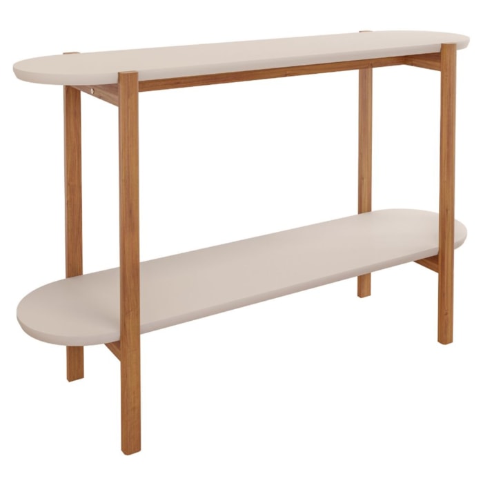 Aparador Pes Madeira Maciça 135 cm 21377 Off White NATUEM