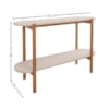 Aparador Pes Madeira Maciça 135 cm 21377 Off White NATUEM