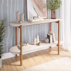 Aparador Pes Madeira Maciça 135 cm 21377 Off White NATUEM