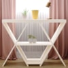 Aparador Sala Estar Com Nichos 110 cm 4152 Off White ARLY