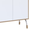 Armario 2 Portas 78x80 cm 27997 Hanover Branco Artesano