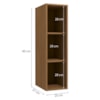 Armario Aereo 1 Porta 25 cm MDP Maxxi G759 Canela Kappesberg
