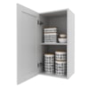 Armario Aereo 1 Porta 40 cm MDF CZ3315 Branco Tecno Mobili