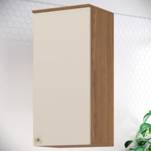 Armario Aereo 1 Porta 40 cm MDP Requinte C635 Nature Areia Henn
