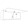 Armario Aereo 1 Porta Basculante 80 cm 2006804 Cinamomo Branco ARMoveis