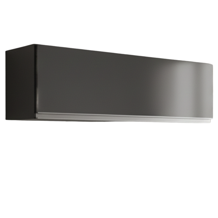 Armario Aereo 1 Porta Basculante 80cm BP Fiorella Preto Grafite Eratto Moveis