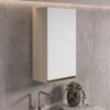 Armario Aereo 1 Porta MDF 40X90 cm Kali 119771 Bianco TOQ Branco Nicioli