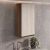 Armario Aereo 1 Porta MDF 40X90 cm Kali 119771 Carvalho TOQ Bianco Nicioli