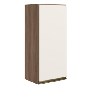 Armario Aereo 1 Porta MDF 40X90 cm Kali 119771 Carvalho TOQ Off White Nicioli