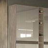 Armario Aereo 1 Porta Vidro 60 cm MDP Maxxi G763 Nogal Kappesberg
