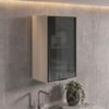 Armario Aereo 1 Porta Vidro MDF 40 cm Kali 122024 Bianco TOQ Nicioli