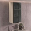 Armario Aereo 1 Porta Vidro MDF 40X90 cm Kali 119774 Bianco TOQ Nicioli