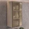 Armario Aereo 1 Porta Vidro MDF 40X90 cm Kali 1197761 Bianco TOQ Nicioli