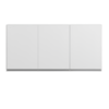 Armario Aereo 120 cm 3 Portas Evidence Branco POLIMAN