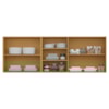 Armario Aereo 120 cm E Armario Aereo 70 cm 2 Portas Cinamomo Branco ARMoveis