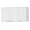 Armario Aereo 120 cm MDP 3 Portas GLOR AGL04 Branco Neve MXM