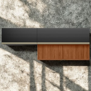 Armario Aereo 120 cm RP E Armario Aereo 80 cm MDF Proenca Nogueira Carbono Prime Demartez