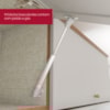 Armario Aereo 2 Portas 120 cm MDP Requinte C631 Nature Areia Henn