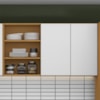 Armario Aereo 2 Portas 120cm 2006802 Cinamomo Branco ARMoveis