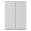 Armario Aereo 2 Portas 60 cm MDP CZ3141 Freijo Branco Tecno Mobili