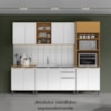 Armario Aereo 2 Portas 70cm 2006803 Cinamomo Branco ARMoveis