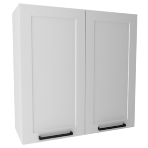 Armario Aereo 2 Portas 80 cm MDF CZ3314 Branco Tecno Mobili Armario Aereo 2 Portas 80 cm MDF CZ3314 Branco Tecno Mobili