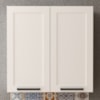 Armario Aereo 2 Portas 80 cm MDF CZ3314 Branco Tecno Mobili