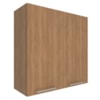 Armario Aereo 2 Portas 80 cm MDP CZ3115 Freijo Tecno Mobili