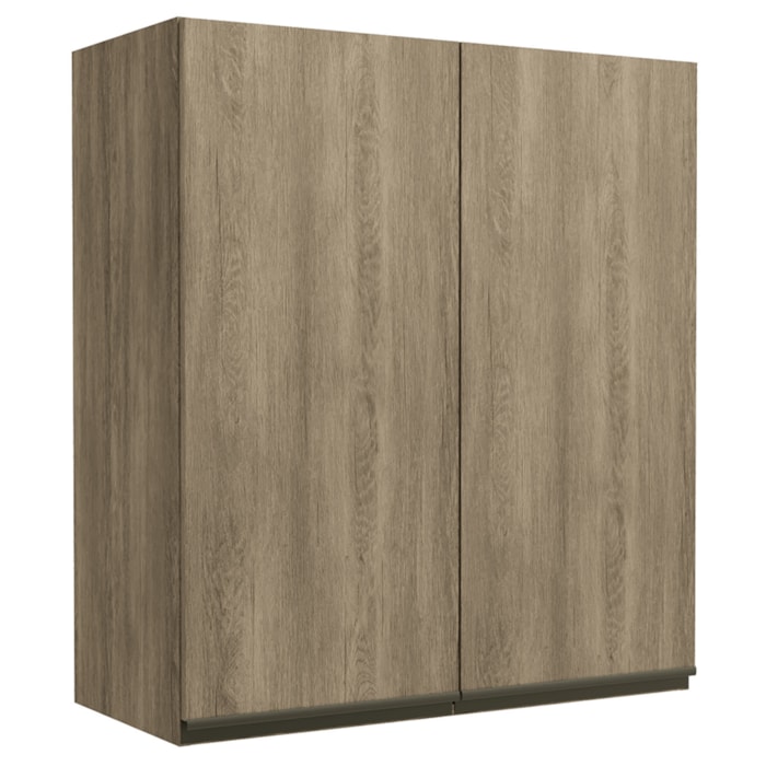 Armario Aereo 2 Portas 80 cm MDP Maxxi G764 Nogal Kappesberg